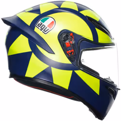 AGV K-1 S Soleluna 2018 Casco, blu-giallo, dimensione XL per uomo - Vista aggiuntiva 3