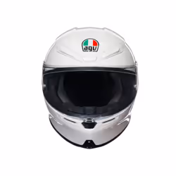 AGV K6 S Casco, bianco, dimensione 2XL per uomo