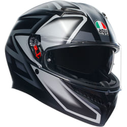 AGV K3 Compound Casco, nero-grigio, dimensione XS per uomo