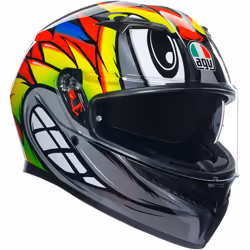 AGV K3 Birdy 2.0 Casco, multicolore, dimensione S per uomo