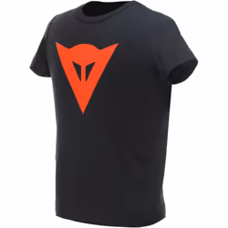Dainese Logo Maglietta per bambini, nero-rosso, dimensione L