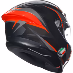 AGV K-6 S Slashcut Casco, nero-grigio-rosso, dimensione L per uomo - Vista aggiuntiva 4