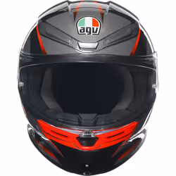 AGV K-6 S Slashcut Casco, nero-grigio-rosso, dimensione L per uomo - Vista aggiuntiva 5