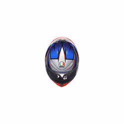 AGV K-6 S Slashcut Casco, nero-rosso-blu, dimensione XS per uomo - Vista aggiuntiva 5