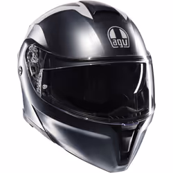AGV Streetmodular Resia Casco, grigio-rosso, dimensione M per uomo