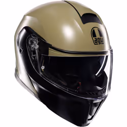 AGV Streetmodular Mono Casco, nero-verde, dimensione M per uomo
