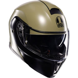 AGV Streetmodular Mono Casco, nero-verde, dimensione M per uomo