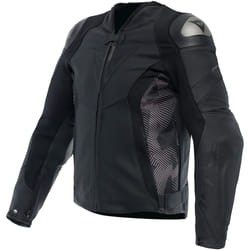 Dainese Avro 5 Giacca in pelle moto, nero-grigio, dimensione 60 per uomo