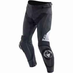 Dainese Delta 4 Pantaloni in pelle da moto, nero-bianco, dimensione 46 per uomo - Vista aggiuntiva 2