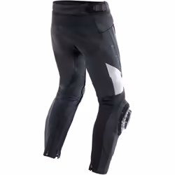 Dainese Delta 4 Pantaloni in pelle da moto, nero-bianco, dimensione 58 per uomo - Vista aggiuntiva 3