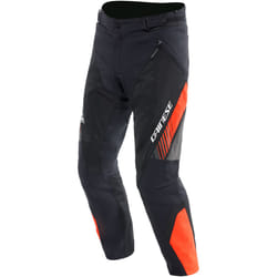 Dainese Drake 2 Air Absoluteshell Pantaloni tessili moto, nero-rosso, dimensione 46 per uomo