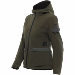 Dainese Centrale Absoluteshell Pro impermeabile Ladies Giacca tessile moto, verde, dimensione 42 per donne