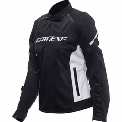 Dainese Air Frame 3 Giacca tessile moto da donna, nero-bianco, dimensione 54 per donne