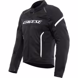 Dainese Air Frame 3 Giacca tessile moto, nero-bianco, dimensione 58 per uomo