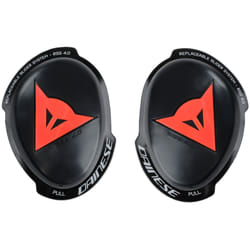 Dainese RSS 4.0 Kit cursori per ginocchia, nero-rosso per uomo