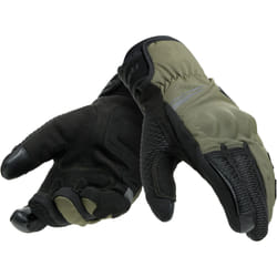 Dainese Trento D-Dry Guanti da moto, nero-verde, dimensione S per uomo