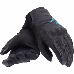 Dainese Trento D-Dry Guanti moto da donna, nero-blu, dimensione L per donne
