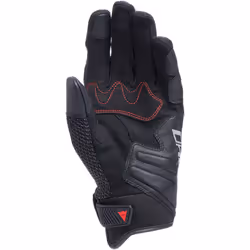 Dainese Namib Guanti da moto, nero-rosso, dimensione M per uomo