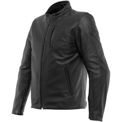 Dainese Fulcro Giacca in pelle moto, nero, dimensione 44 per uomo