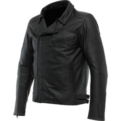 Dainese Chiodo Giacca di pelle da moto, nero, dimensione 44 per uomo