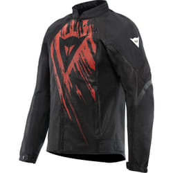 Dainese Herosphere Tex Tarmac Giacca tessile moto, nero-rosso, dimensione 58 per uomo