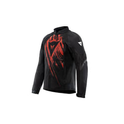 Dainese Herosphere Tex Tarmac Giacca tessile moto, nero-rosso, dimensione 60 per uomo