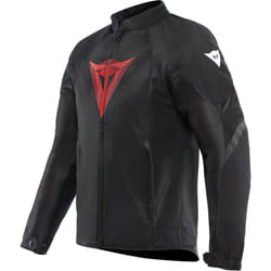 Dainese Herosphere Tex Diamond Giacca tessile moto, nero-rosso, dimensione 56 per uomo