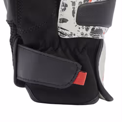 Dainese Mig 3 Unisex Guanti da moto, nero-bianco-rosso, dimensione M per uomo