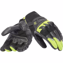 Dainese X-Ride 2 Ergo-Tek Guanti da moto, nero-giallo, dimensione L per uomo