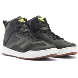 Dainese Suburb Air Scarpe da moto, nero-verde-giallo, dimensione 39 per uomo