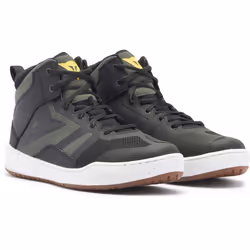 Dainese Suburb Air Scarpe da moto, nero-verde-giallo, dimensione 41 per uomo