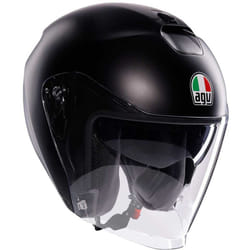 AGV Irides Mono Logo Casco Jet, nero, dimensione XS per uomo