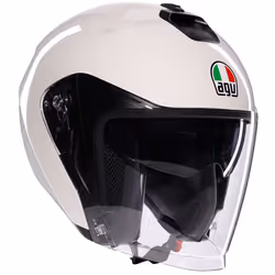 AGV Irides Mono Logo Casco Jet, bianco, dimensione S per uomo