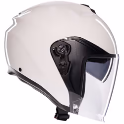 AGV Irides Mono Logo Casco Jet, bianco, dimensione S per uomo
