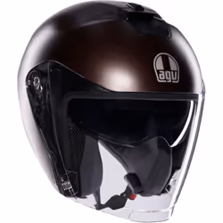 AGV Irides Mono Casco Jet, marrone, dimensione XS per uomo - Vista aggiuntiva 2
