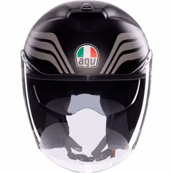 AGV Irides Bologna Casco Jet, nero-grigio, dimensione S per uomo - Vista aggiuntiva 2