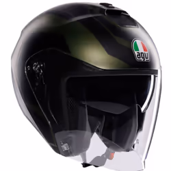 AGV Irides Sakai Casco Jet, verde, dimensione L per uomo