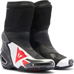 Dainese Axial 2 Air Stivali da moto traforati, nero-bianco-rosso, dimensione 40 per uomo