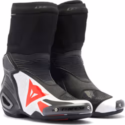 Dainese Axial 2 Air Stivali da moto traforati, nero-bianco-rosso, dimensione 41 per uomo
