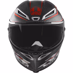 AGV Pista GP RR Performante Carbon Casco, nero-rosso, dimensione XL per uomo - Vista aggiuntiva 4