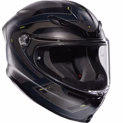 AGV K6 S Enhance Casco, grigio-giallo, dimensione XS - Vista aggiuntiva 2
