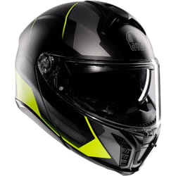 AGV Tourmodular Perception Casco, nero-grigio-giallo, dimensione L per uomo