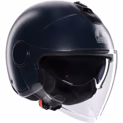 AGV Eteres Mono Casco Jet, nero-blu, dimensione XS per uomo