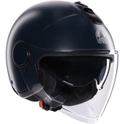 AGV Eteres Mono Casco Jet, nero-blu, dimensione XS per uomo