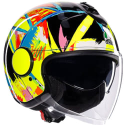 AGV Eteres Rossi Winter Test 2019 Casco Jet, multicolore, dimensione XL per uomo