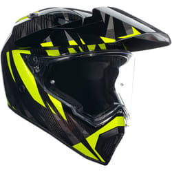 AGV AX-9 Steppa 06 Casco, nero-grigio-giallo, dimensione S per uomo