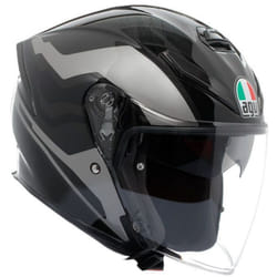AGV K5 Jet Evo Tuna Casco Jet, nero-verde, dimensione XL per uomo