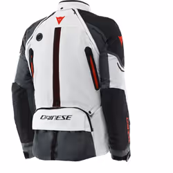 Dainese Super Adventure Absoluteshell impermeabile Giacca tessile moto, nero-grigio-rosso, dimensione 52 per uomo