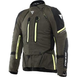 Dainese Super Adventure Absoluteshell impermeabile Giacca tessile moto, verde, dimensione 50 per uomo