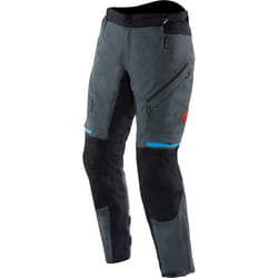 Dainese Mangen Absoluteshell Pro impermeabile Moto Tessile Pantaloni, nero-grigio-blu, dimensione 46 per uomo